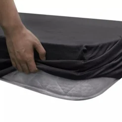 2 Draps-housses Anthracite En Jersey De Coton 140 X 200 - 160 X 200 Cm -Lit Magique Soldes Magasin 2 draps housses anthracite en jersey de coton 140 x 200 160 x 200 cm 8718475923817 586000
