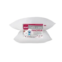 ABEIL Lot De 2 Oreillers Aerelle Cool Night - 60 X 60 Cm - Blanc