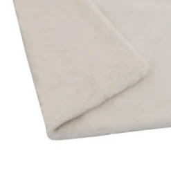 Couverture 100x150 Cm Fausse Fourrure De Lapin Crème -Lit Magique Soldes Magasin couverture 100x150 cm fausse fourrure de lapin creme 8719883687759 631117