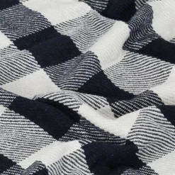 Couverture Coton Carreaux 160 X 210 Cm Cm Bleu Marine -Lit Magique Soldes Magasin couverture coton carreaux 160 x 210 cm cm bleu marine 3666722519809 587001