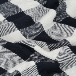 Couverture Coton Carreaux 220 X 250 Cm Cm Bleu Marine -Lit Magique Soldes Magasin couverture coton carreaux 220 x 250 cm cm bleu marine 3666722519793 587006