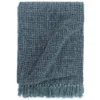 Couverture En Coton 125 X 150 Cm Bleu Indigo -Lit Magique Soldes Magasin couverture en coton 125 x 150 cm bleu indigo 3666722519960 586829