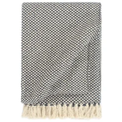 Couverture En Coton 220 X 250 Cm Bleu Marine