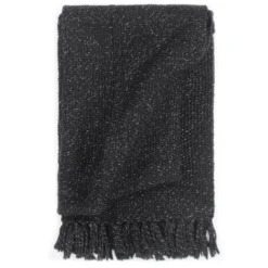 Couverture En Lurex 125 X 150 Cm Anthracite