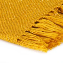 Couverture En Lurex 160 X 210 Cm Jaune Moutarde -Lit Magique Soldes Magasin couverture en lurex 160 x 210 cm jaune moutarde 8718475734079 586903