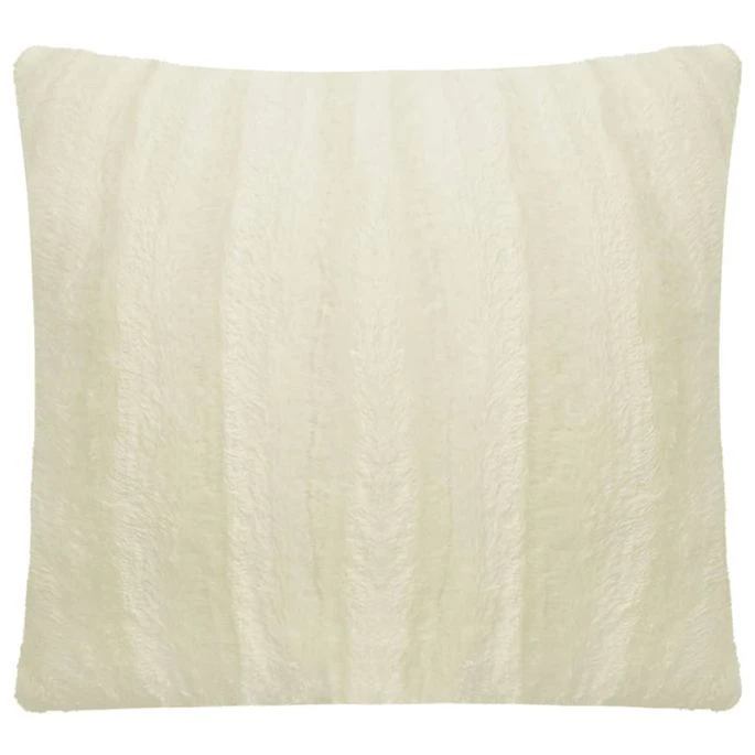 Couverture Et Housse De Coussin 3 Pièces Fausse Fourrure Crème 9 Couverture Et Housse De Coussin 3 Pièces Fausse Fourrure Crème – Image 7