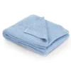 Couverture Tricotée Coton 130 X 171 Cm Bleu -Lit Magique Soldes Magasin couverture tricotee coton 130 x 171 cm bleu 8718475572572 606345