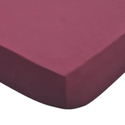 Drap-housse 2 Pcs Jersey De Coton 120x200-130x200 Cm Bordeaux -Lit Magique Soldes Magasin drap housse 2 pcs jersey de coton 120x200 130x200 cm bordeaux 8718475960614 702800