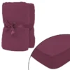 Drap-housse 2 Pcs Jersey De Coton 140x200-160x200 Cm Bordeaux -Lit Magique Soldes Magasin drap housse 2 pcs jersey de coton 140x200 160x200 cm bordeaux 8718475960621 586167