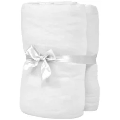 Drap-housse Pour Berceaux 4 Pcs Jersey De Coton 70x140 Cm Blanc -Lit Magique Soldes Magasin drap housse pour berceaux 4 pcs jersey de coton 70x140 cm blanc 8718475605256 586761