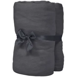 Drap-housse Pour Lit à Eau 2pcs 2 X 2 M Coton Jersey Anthracite -Lit Magique Soldes Magasin drap housse pour lit a eau 2pcs 2 x 2 m coton jersey anthracite 8718475604891 1269107