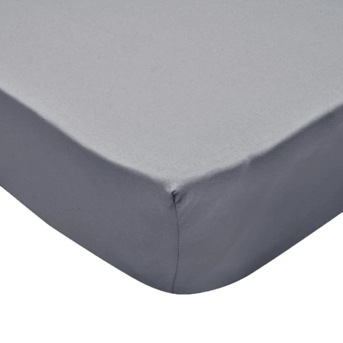 Drap-housse Pour Lits à Eau 2 Pcs 200x200 Cm Coton Jersey Gris 6 Drap-housse Pour Lits à Eau 2 Pcs 200x200 Cm Coton Jersey Gris – Image 4