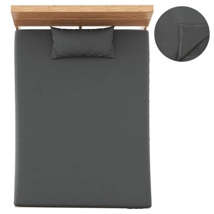 Draps De Lit 2 Pcs Polaire En Polyester 150x200 Cm Anthracite 3 Draps De Lit 2 Pcs Polaire En Polyester 150x200 Cm Anthracite