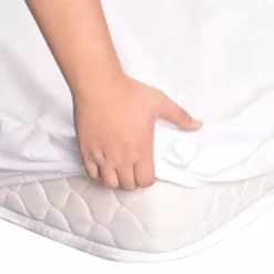 Draps De Lit 2 Pièces 90 X 220 Cm Coton Blanc -Lit Magique Soldes Magasin draps de lit 2 pieces 90 x 220 cm coton blanc 8718475515210 1268751