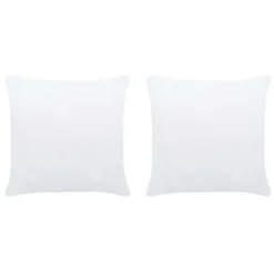 Garnitures De Coussin 2 Pcs 60x60 Cm Blanc