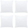 Garnitures De Coussin 4 Pcs 60x60 Cm Blanc -Lit Magique Soldes Magasin garnitures de coussin 4 pcs 60x60 cm blanc 8719883881331 770191