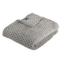 Plaid Flanelle Imprimé Otto 125 X 150 Cm - Gris