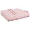 Plaid Fourrure Bouclée - 180 X 230 Cm - Rose -Lit Magique Soldes Magasin plaid fourrure bouclee 180 x 230 cm rose 3560239252566 730705