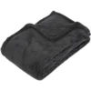 Plaid Microfibre - 125 X 150 Cm - Gris Foncé -Lit Magique Soldes Magasin plaid microfibre 125 x 150 cm gris fonce 3560238538067 735685