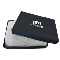 Plaid Microflanelle - 130x170cm - Perle - Boite Cadeau