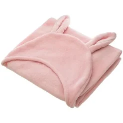 Plaid Oreilles 100x100 - Rose - Style Enfant