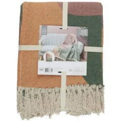 Plaid Poesie Formelle M6 - 120 X 150 Cm - Coton - Multicolore - HOME DECO FACTORY -Lit Magique Soldes Magasin plaid poesie formelle m6 120 x 150 cm coton multicolore home deco factory 3664944383802 1243403