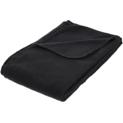 Plaid Polaire - 125 X 150 Cm - Noir