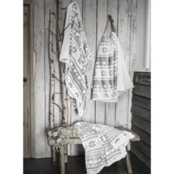 TODAY Plaid En Polyester - 125 X 150 Cm - Gris Clair