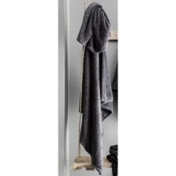 TODAY Plaid Mousse Winter Spirit Graphite - 125 X 150 Cm