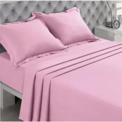 VISION Drap Plat 270x300 Cm Vieux Rose